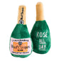 Woof Clicquot Rose' Champagne Bottle Dog Toy