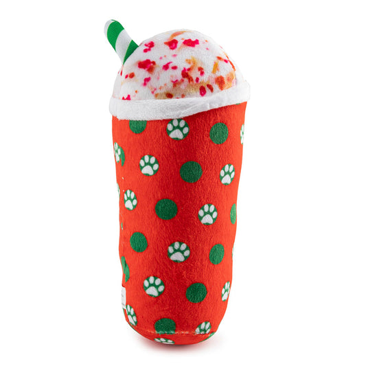 Starbarks Puppermint Mocha - Holiday Dots Cup Dog Toy