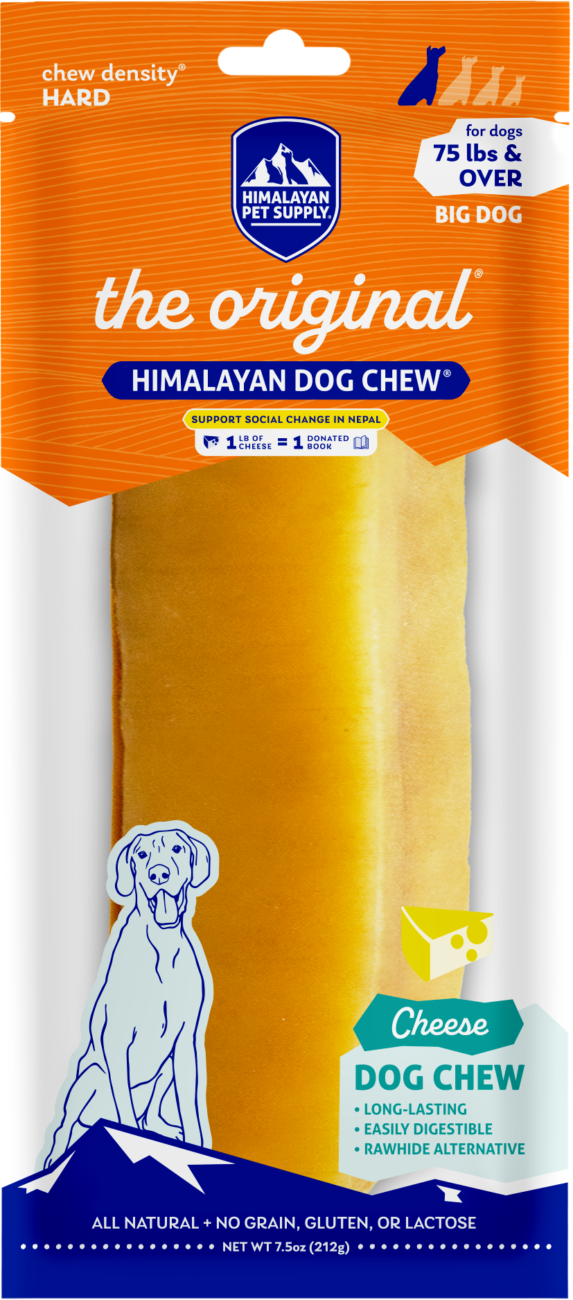 Himalayan Dog Chew Original, BIG Dog (75lbs & over)