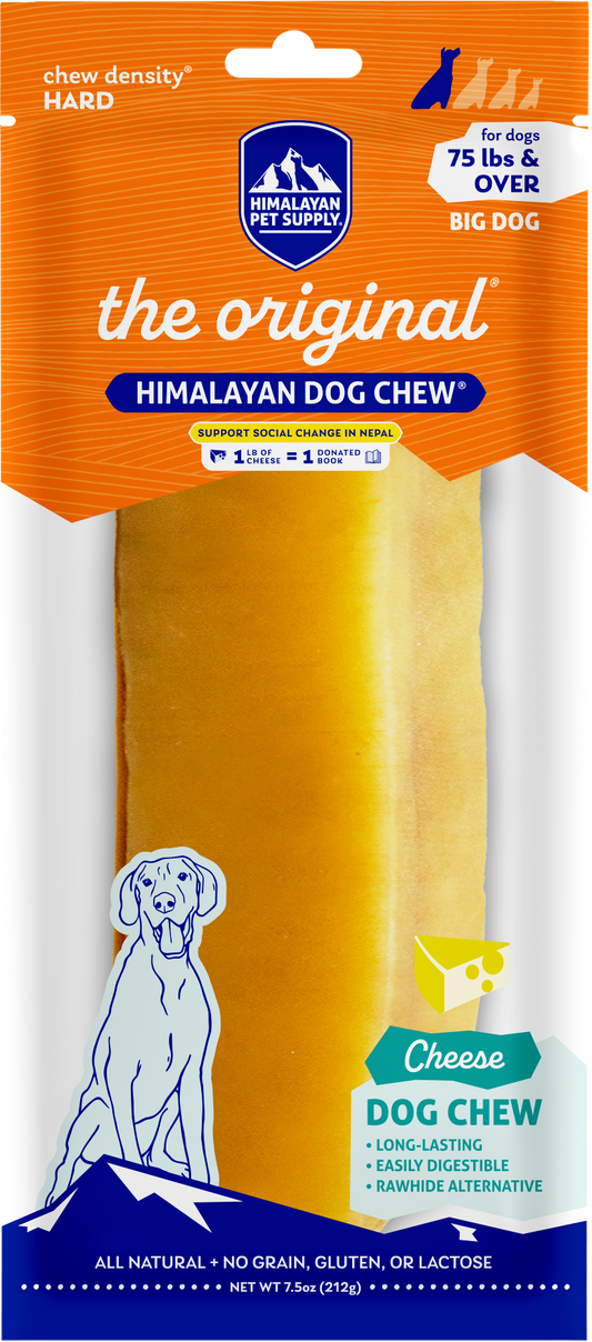 Himalayan Dog Chew Original, BIG Dog (75lbs & over)