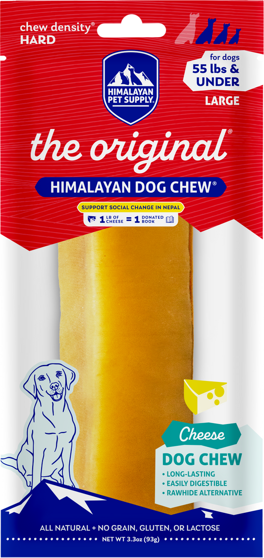 Himalayan Dog Chew Original, Large (55lbs & under)