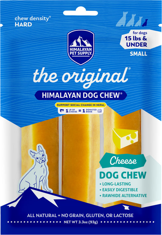 Himalayan Dog Chew Original, Small (15lbs & under, 3pcs)