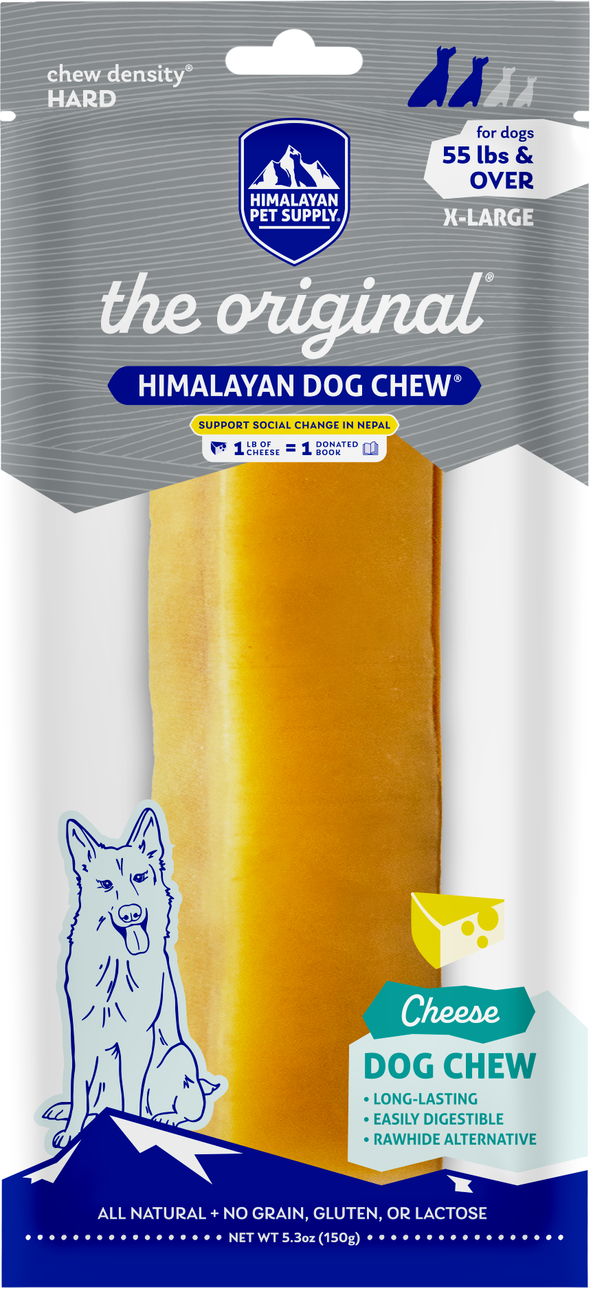 Himalayan Dog Chew Original, X-Large (55lbs & over)