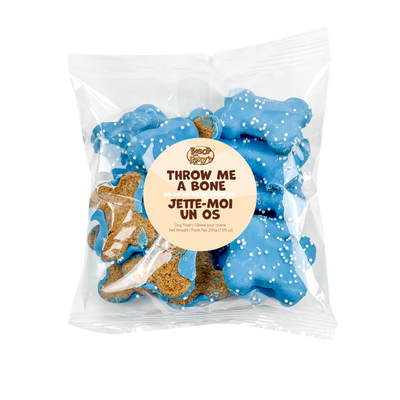 Throw Me A Bone, Blue (Bag of Bone Cookies)