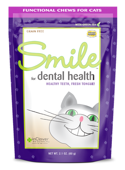 InClover Smile | Dental Support Supplement Soft Chew for Cats