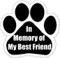 Car Magnet - In memory of my best friend