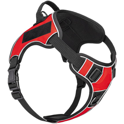 Dogline Quest Multi-Purpose No Pull Dog Harness, Red