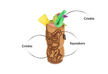 Barktender Tiki Time Dog Toy