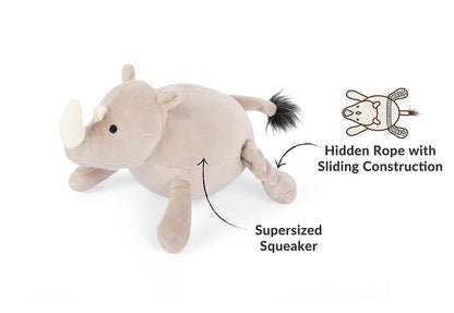 Big Five of Africa - Rhino Dog Toy