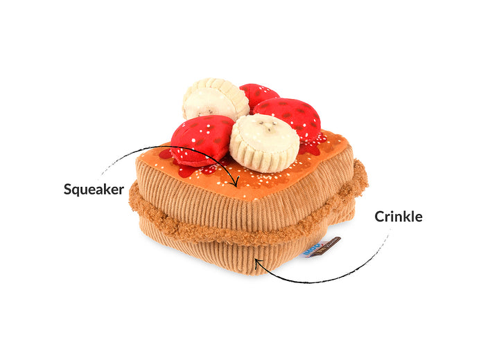 IHOP x P.L.A.Y. Breakfast Sampler Dog Toys