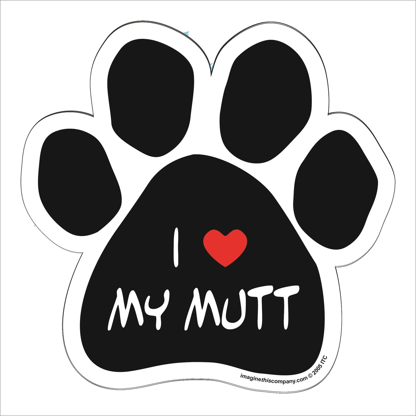 Car Magnet - I (Heart) My Mutt