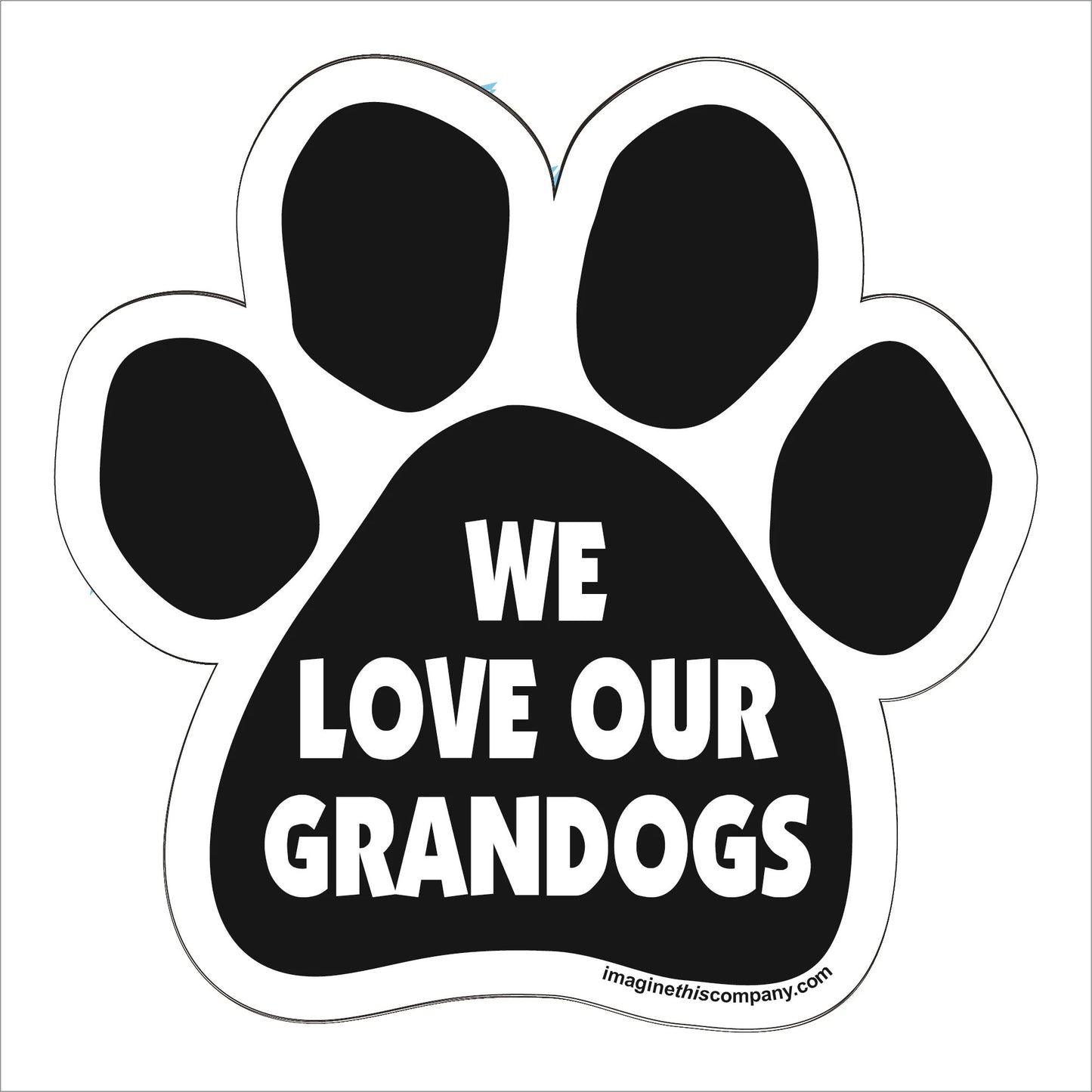 Car Magnet - We love our grandogs