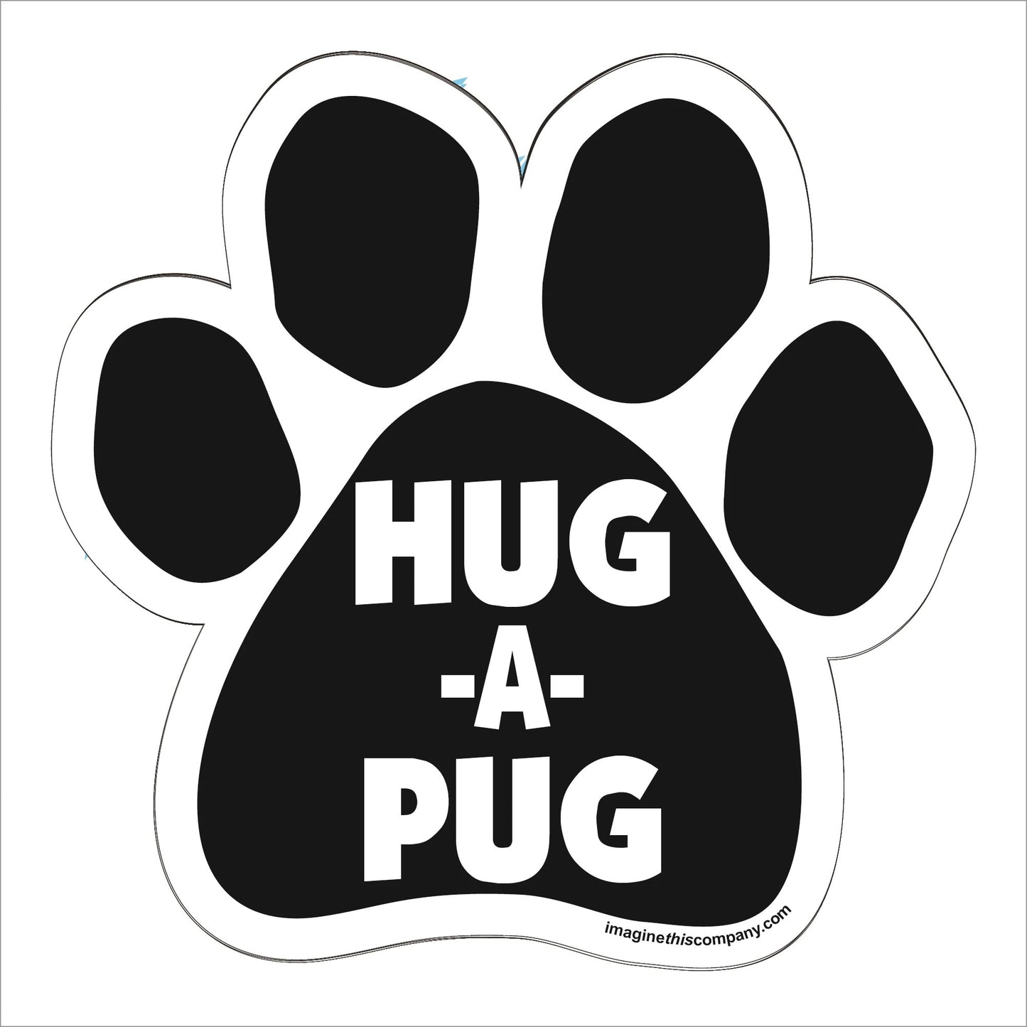 Car Magnet - Hug-a-Pug