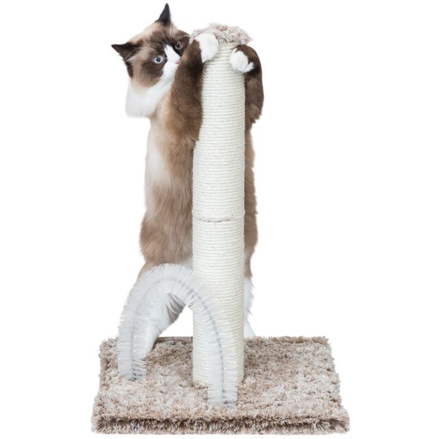 Cat Lola Scratching Post with Brush