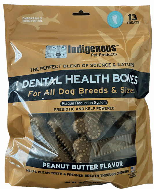 Indigenous Dental Health Bones Peanut Butter 17oz