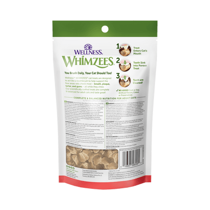 WHIMZEES Natural Cat Dental Treats, Chicken & Salmon 2oz
