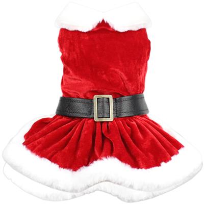 Mrs Claus Suede Dress