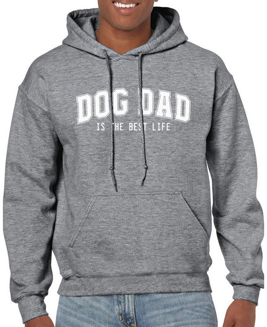 Dog Dad Hoodie, Graphite Heather