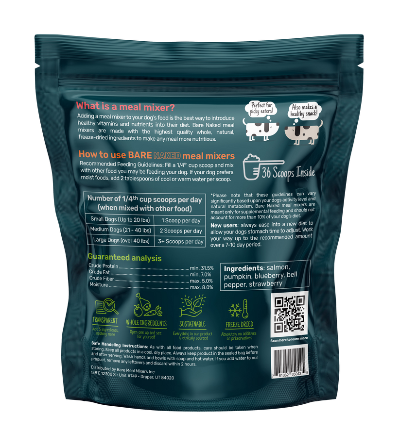 BareNaked Dog Food Meal Mixer - Salmon