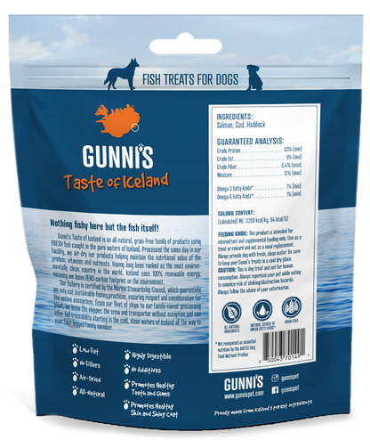 Gunni's Salmon Wafers 5oz