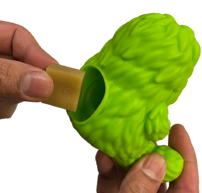 Yeti Puff And Play Toy - Light To Heavy-Moderate Chewers, Green