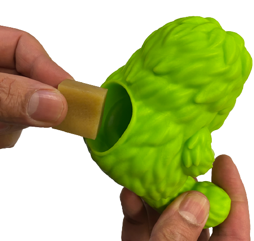 Yeti Puff And Play Toy - Light To Heavy-Moderate Chewers, Green