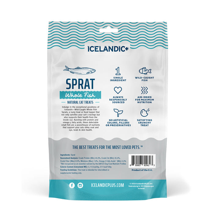 Icelandic+ Sprat Whole Fish Cat Treats