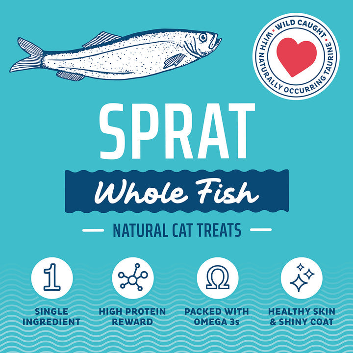 Icelandic+ Sprat Whole Fish Cat Treats