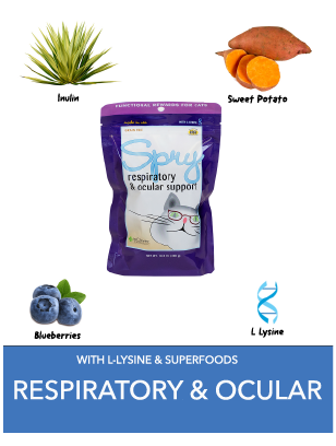 InClover Spry | Respiratory & Ocular Support Supplement Soft Chew for Cats