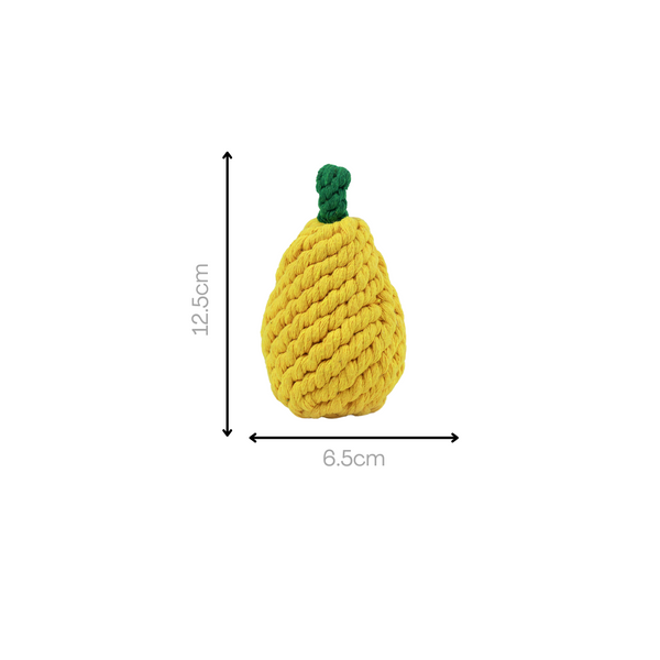 Handmade Pear Rope Toy