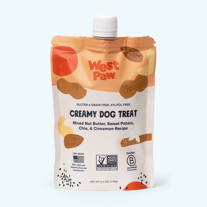 Nut Butter, Sweet Potato & Chia Seed Creamy Dog Treat, 6.2oz