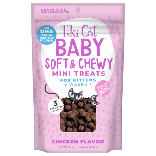 Tiki Cat® Baby Soft & Chewy Mini Treats Chicken Flavor