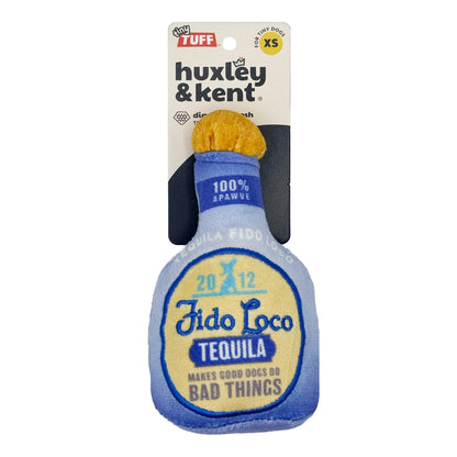 Tiny Tuff Fido Loco Tequila Dog Toy