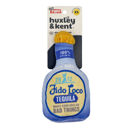 Tiny Tuff Fido Loco Tequila Dog Toy