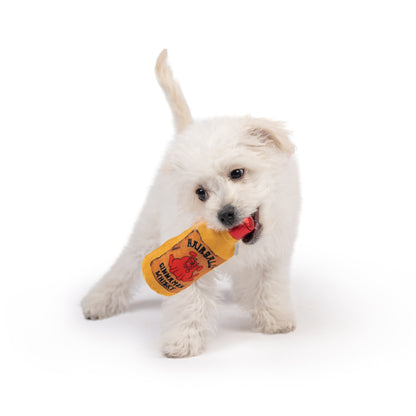 Tiny Tuff Hairball Cinnamon Whisky Dog Toy