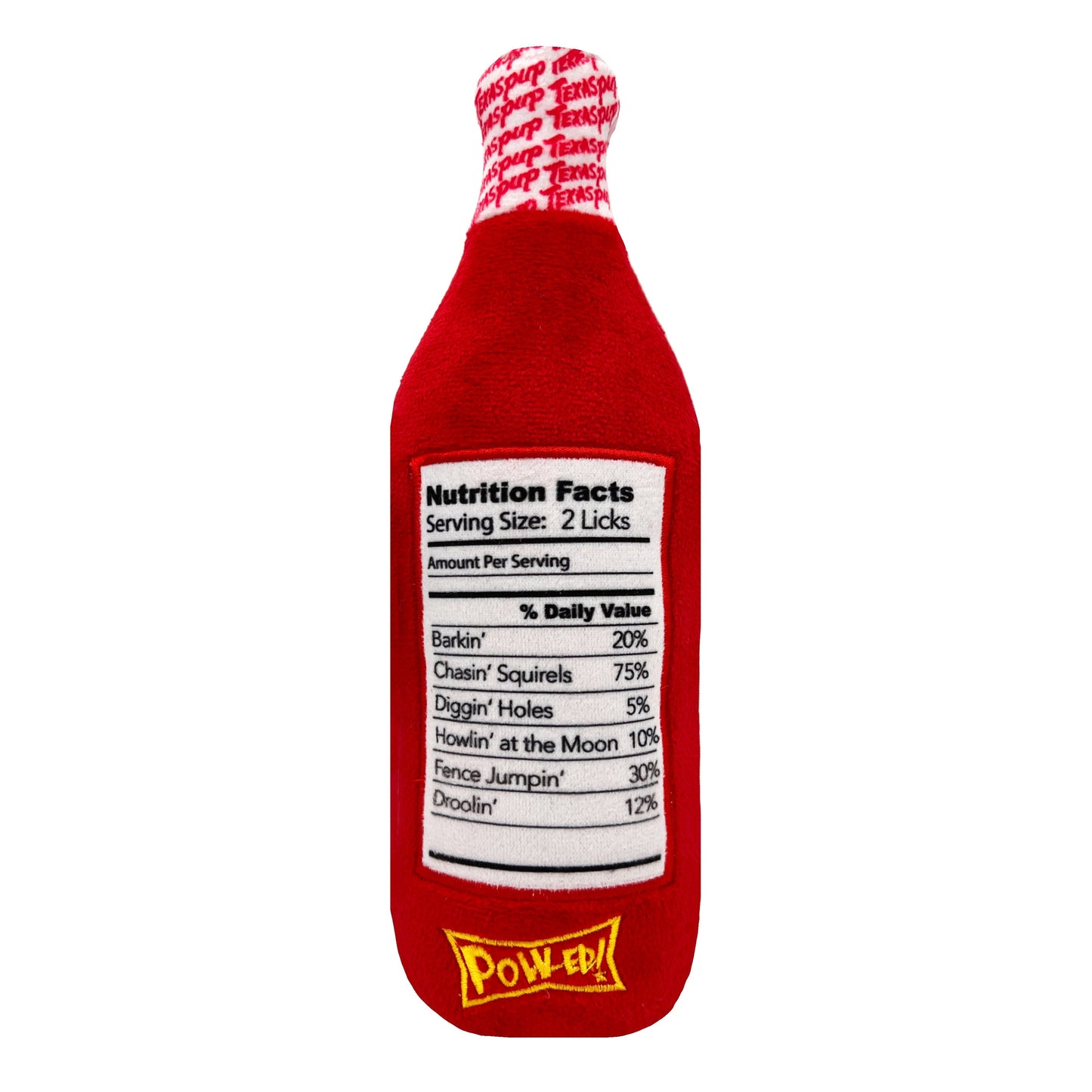 Texas Pup Hot Sauce Dog Toy