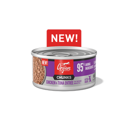 Orijen CHUNKS & SHREDS, CHICKEN & TUNA RECIPE FOR KITTENS 5.5OZ
