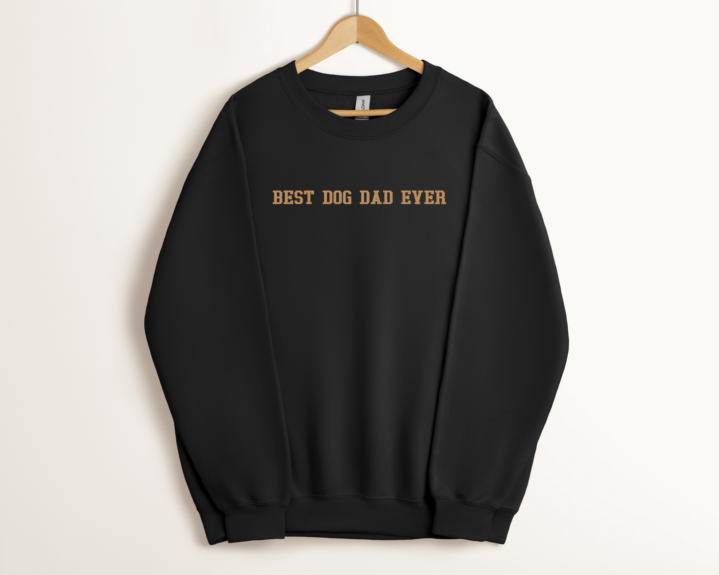 Best Dog Dad Ever Sweatshirt, Black