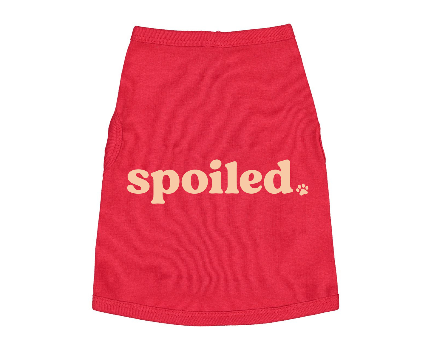 Spoiled Pet Tee Red