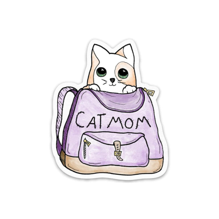 Cat Sticker - Cat mom Backpack