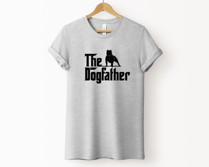 The DogFather Crewneck T-shirt, Athletic Heather