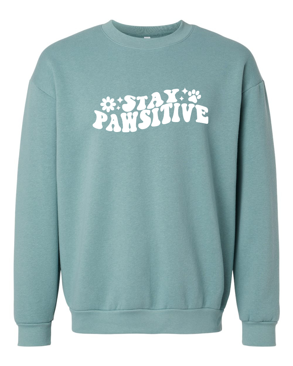 Stay Pawsitive ReFlex Fleece Sweatshirt, Arctic