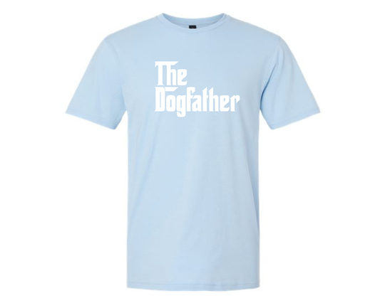 The DogFather Tee | Heather Baby Blue