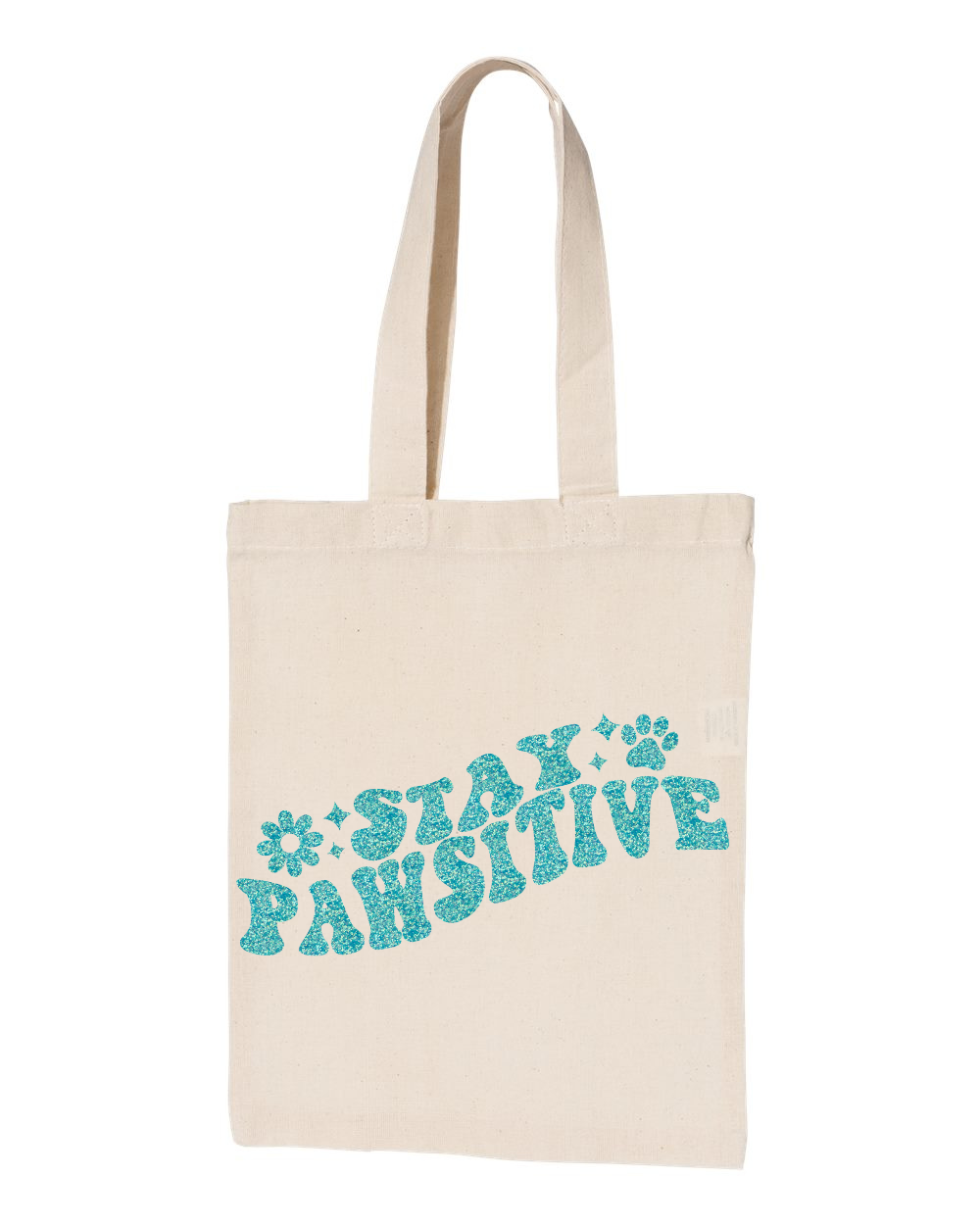 Canvas Cotton Tote Mini - Stay Pawsitive