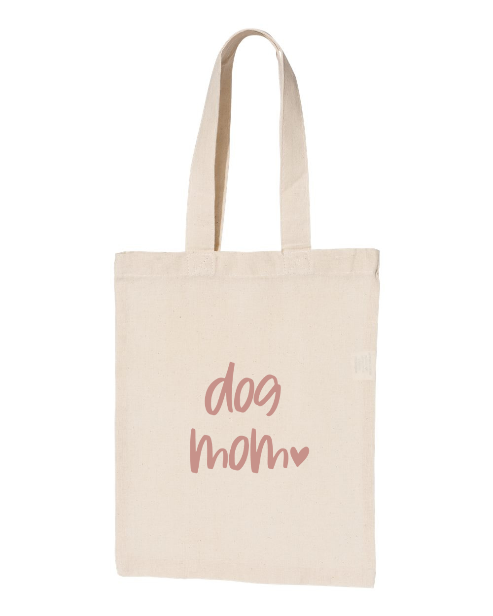 Canvas Cotton Tote Mini - Dog Mom