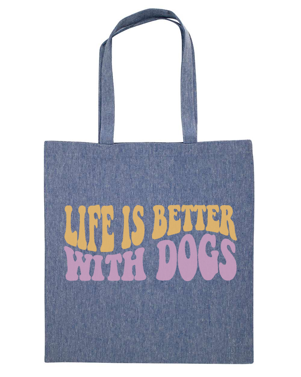 Recycled Tote - Life Is Better With Dogs