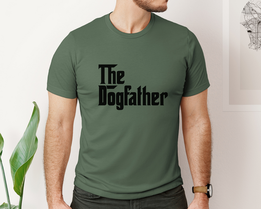 The DogFather Crewneck T-shirt, Pine