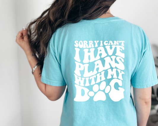 Sorry I can't I have... Printed T-shirt, Chalky Mint