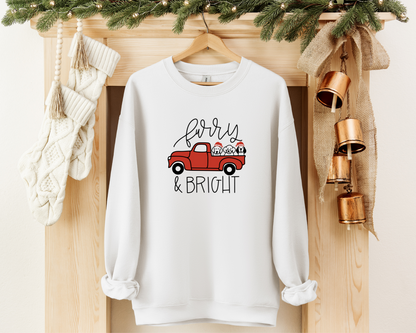 Furry & Bright Sweatshirt, White