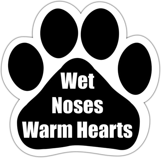 Car Magnet - Wet Noses Warm Hearts